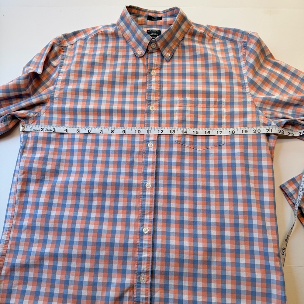 Men’s J. Crew Long Sleeve Shirt Slim Fit Size Large​​ - Picture 3 of 6